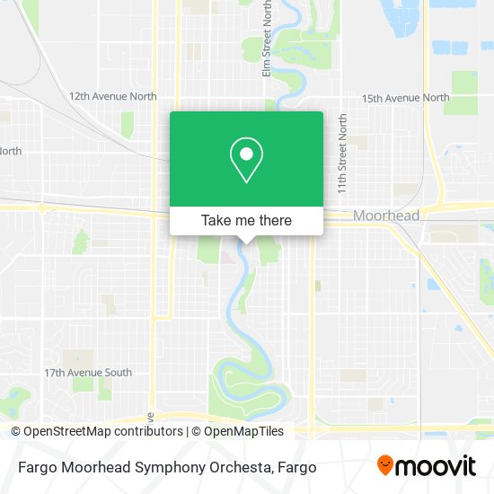 Mapa de Fargo Moorhead Symphony Orchesta