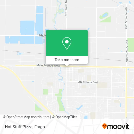 Hot Stuff Pizza map