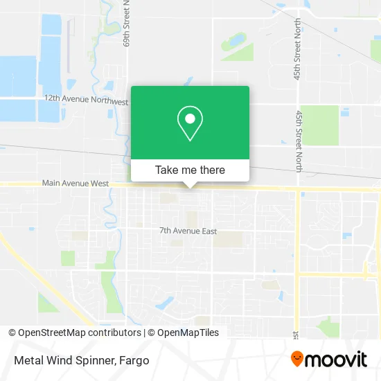 Metal Wind Spinner map