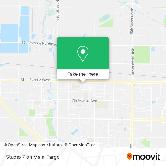 Studio 7 on Main map