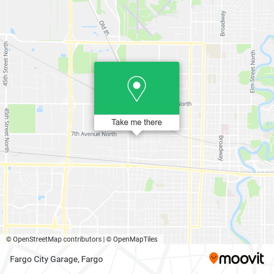 Fargo City Garage map