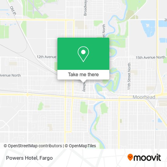 Powers Hotel map