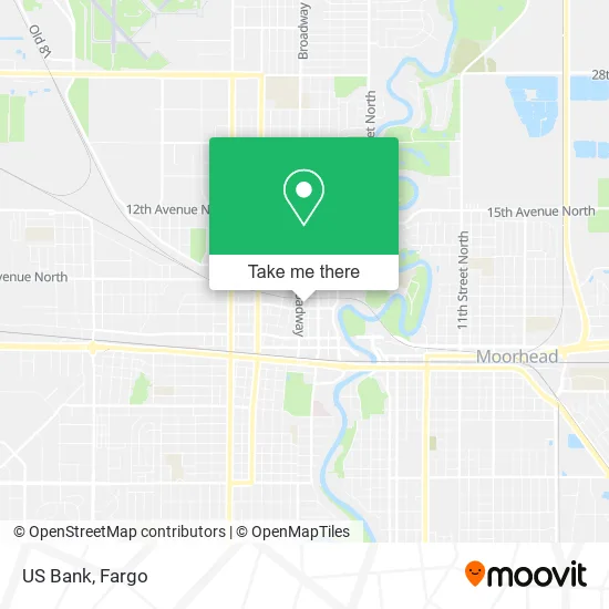 US Bank map