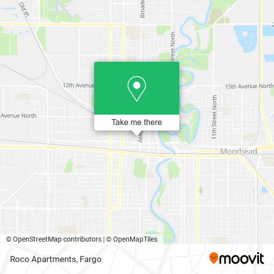 Mapa de Roco Apartments