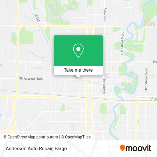 Anderson Auto Repair map