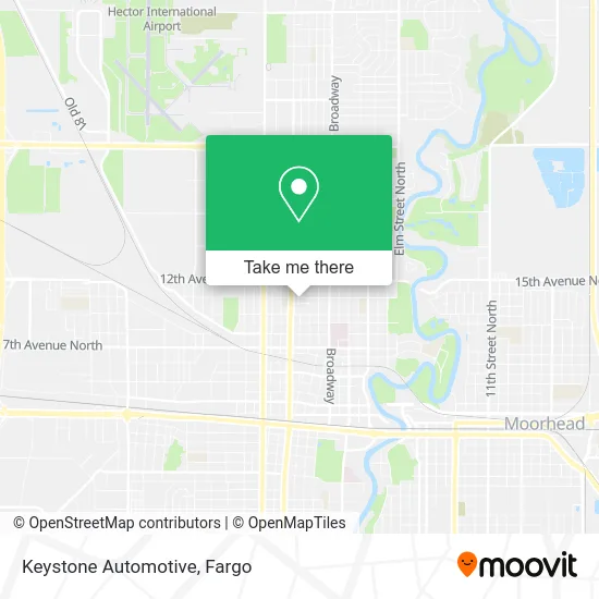 Keystone Automotive map