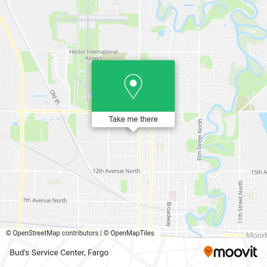Bud's Service Center map