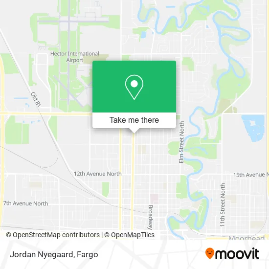 Jordan Nyegaard map