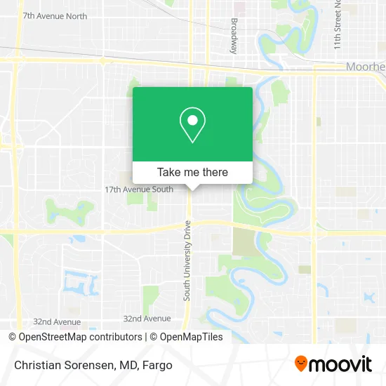 Christian Sorensen, MD map