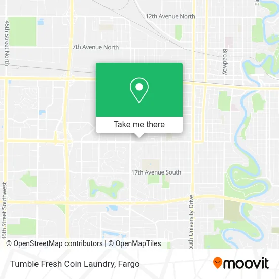 Tumble Fresh Coin Laundry map