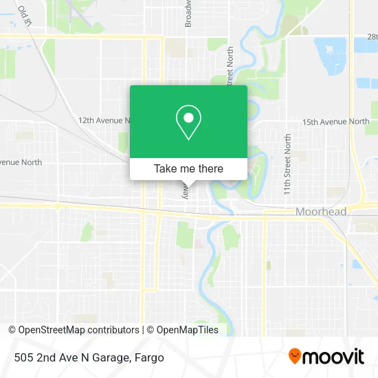 Mapa de 505 2nd Ave N Garage