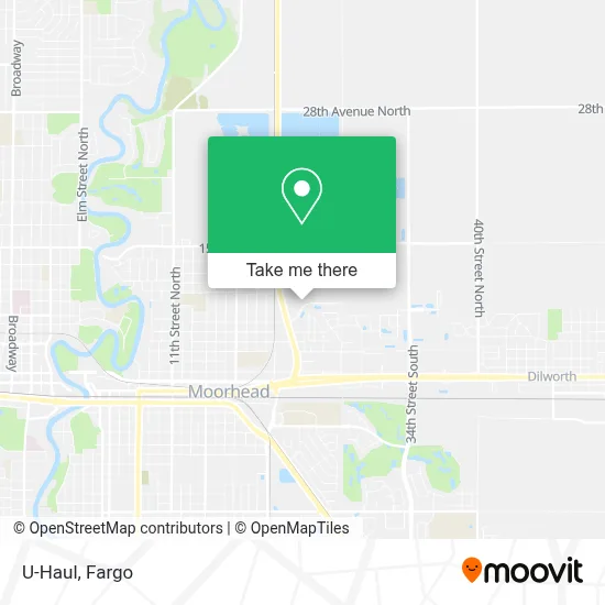 U-Haul map
