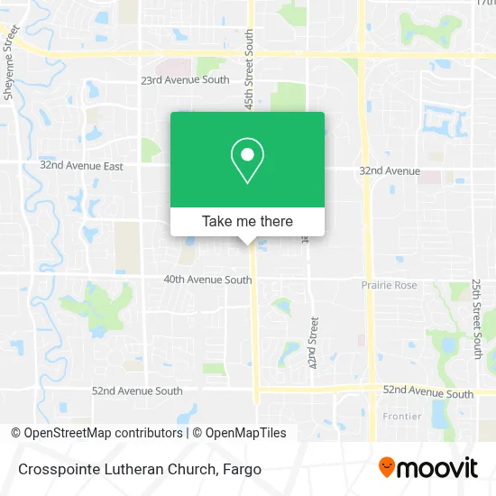 Crosspointe Lutheran Church map