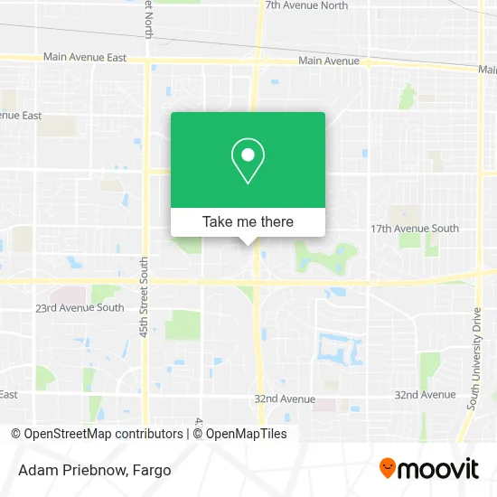 Adam Priebnow map