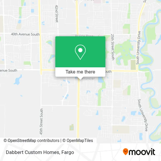 Dabbert Custom Homes map