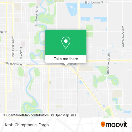 Kraft Chiropractic map