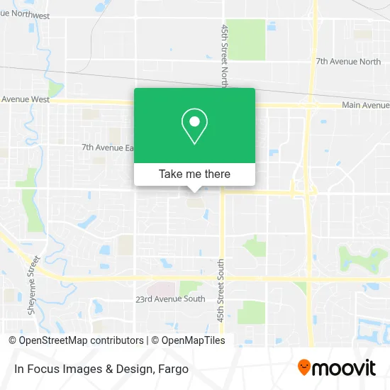 In Focus Images & Design map