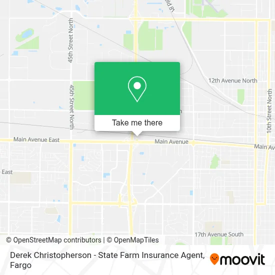 Derek Christopherson - State Farm Insurance Agent map