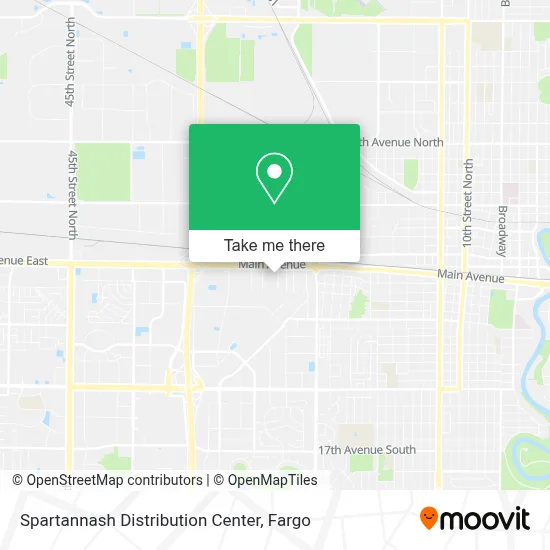Spartannash Distribution Center map