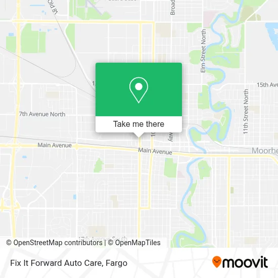 Fix It Forward Auto Care map