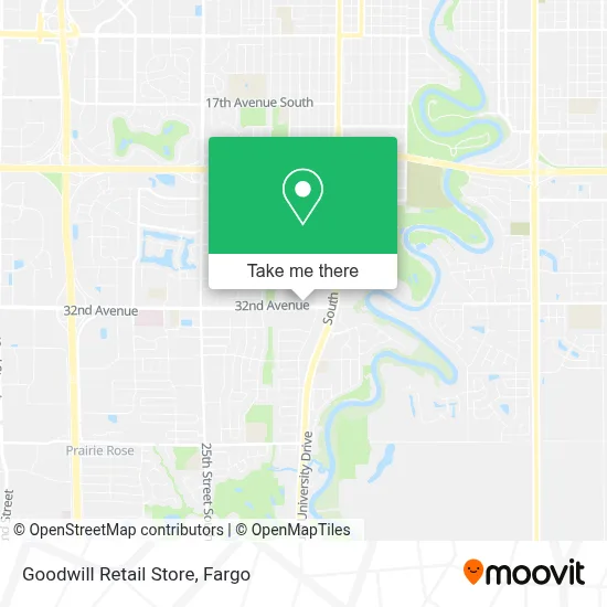 Goodwill Retail Store map