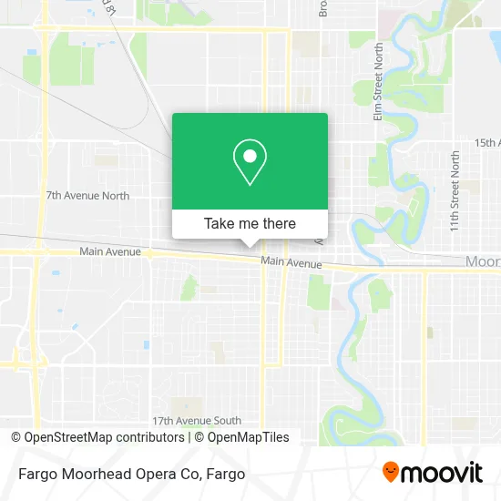 Fargo Moorhead Opera Co map