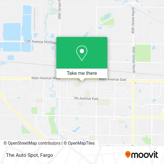 The Auto Spot map
