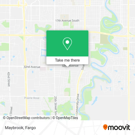 Maybrook map