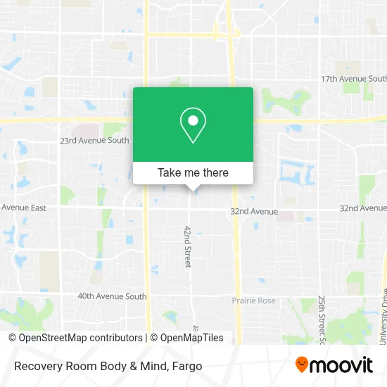 Recovery Room Body & Mind map