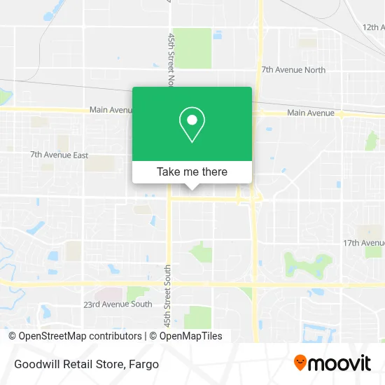Goodwill Retail Store map