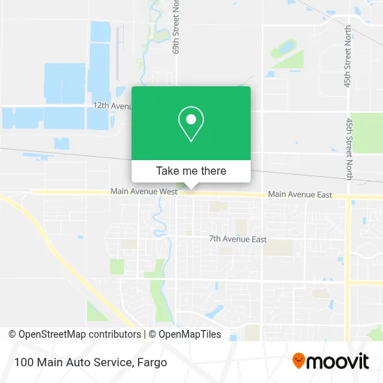 100 Main Auto Service map