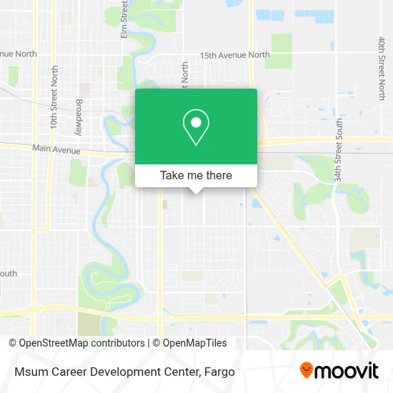 Msum Career Development Center map