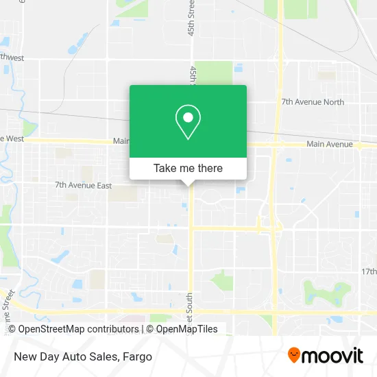 New Day Auto Sales map