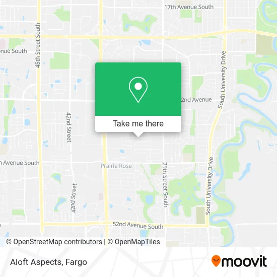Aloft Aspects map
