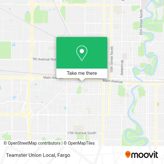 Teamster Union Local map