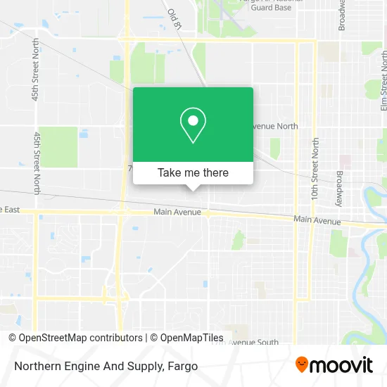 Northern Engine And Supply map