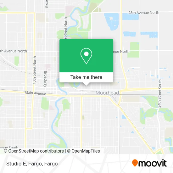 Studio E, Fargo map