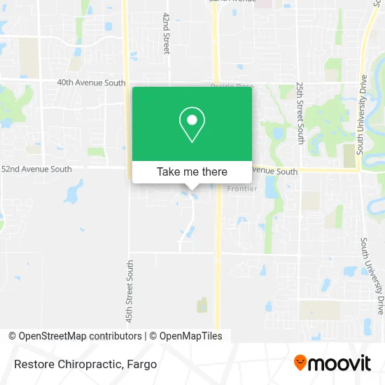 Mapa de Restore Chiropractic