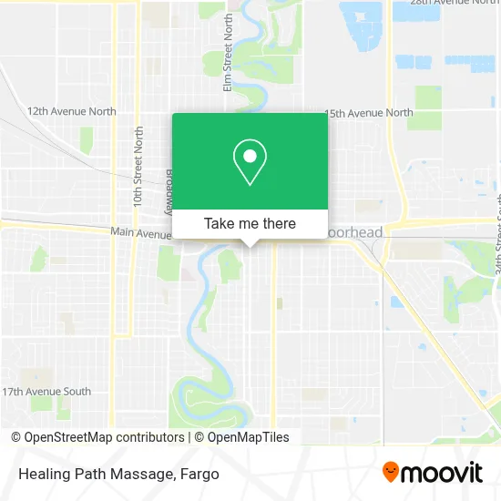 Healing Path Massage map