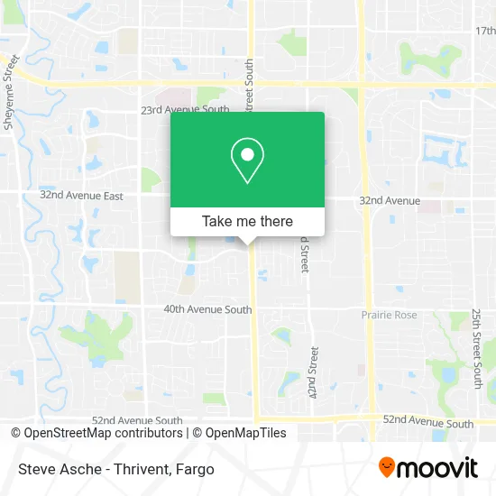 Steve Asche - Thrivent map