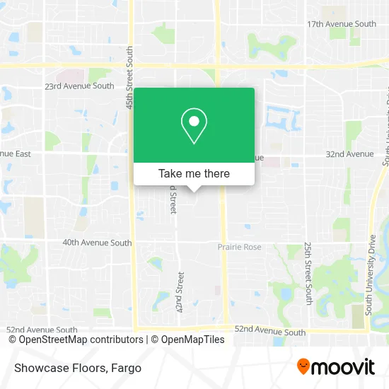 Showcase Floors map
