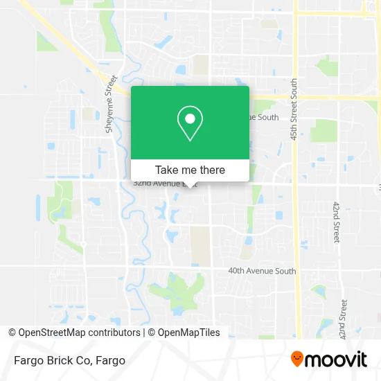 Fargo Brick Co map