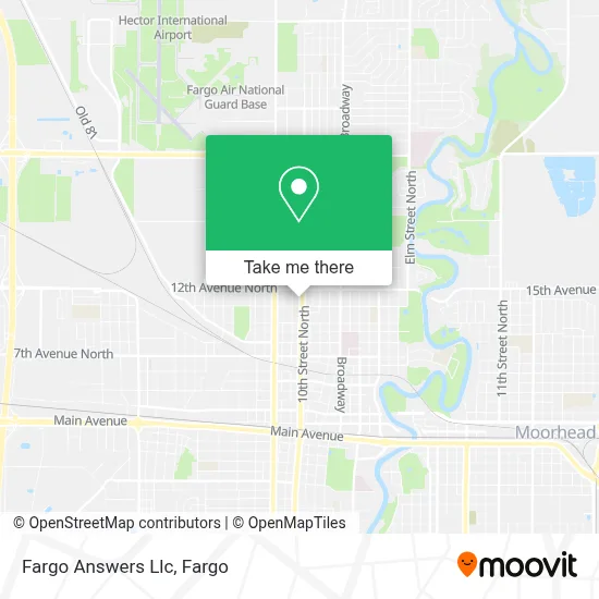 Fargo Answers Llc map