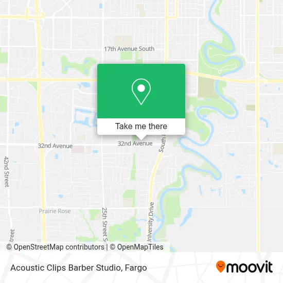 Acoustic Clips Barber Studio map