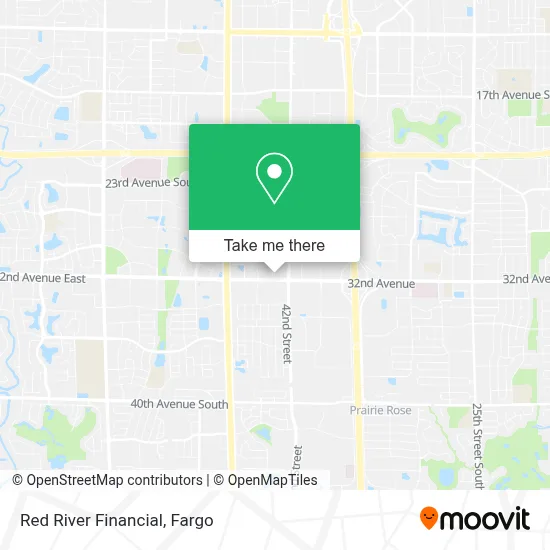 Red River Financial map
