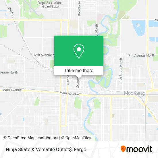 Ninja Skate & Versatile Outlet$ map