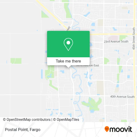 Postal Point map