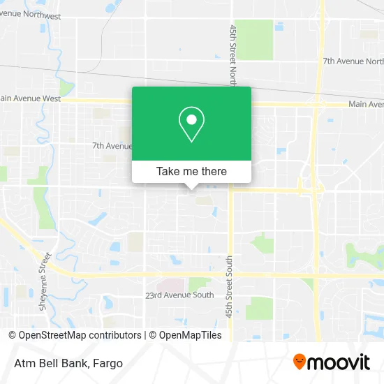 Atm Bell Bank map