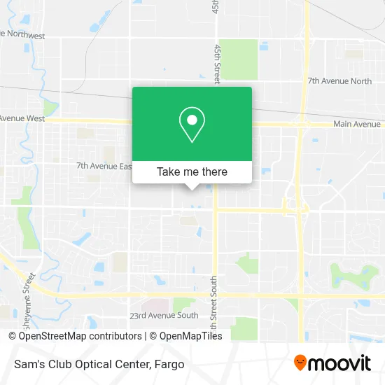 Sam's Club Optical Center map