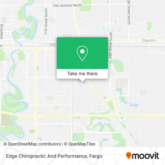 Edge Chiropractic And Performance map